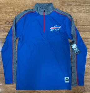 NWT! Buffalo Bills NFL Football Dri Fit 1/4 Zip Pullover Men’s S - Picture 1 of 6