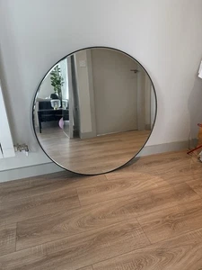 Dunelm Black Round Mirror 80cm - Picture 1 of 5