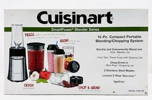Cuisinart CPB-300W 15-teiliges kompaktes tragbares Misch-/Schneidesystem Neu - Bild 1 von 6