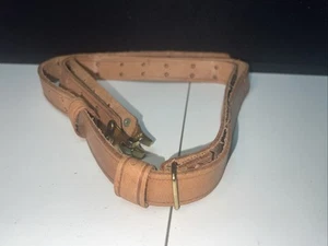 Vintage Winchester Leather 1” Rifle Sling Brown Adjustable 1990’s - Picture 1 of 6
