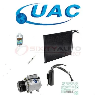 UAC AC Compressor & Component Kit for 2002 Ford E-150 Econoline - Heating zs Foto 1 de 4