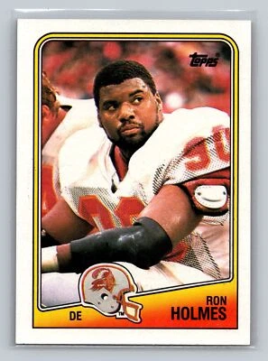 Ron Holmes #358 1988 Topps Tampa Bay Buccaneers RC - Image 1 of 2