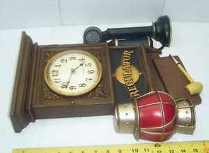 Vintage New Haven Faux Regulator Battery Operated Clock - Picture 1 of 17