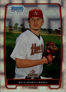 2012 Bowman Chrome Prospects X-Fractors Baseball Card #BCP111 Rob Rasmussen