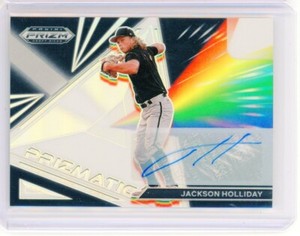 2022 Panini Prizm Draft Picks JACKSON HOLLIDAY Prizmatic AUTO Autograph RC SSP