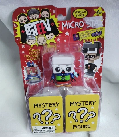 FGTeeV "AVATAR DUDDY " Micro Stax 3PK - Collect, Stack, Mix & Match, Mystery Toy Cover