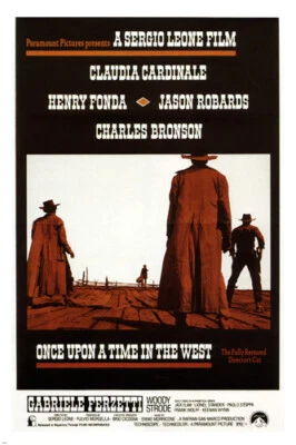 ONCE UPON A TIME IN THE WEST by Sergio Leone MOVIE POSTER1968 Western 20x30- RY1