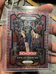 2024 Panini Prizm Monopoly WNBA Katie Lou Samuelson Red Dice Prizm #35 Ind Fever - Picture 1 of 3