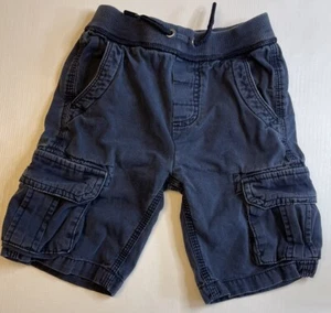7 For All Mankind Boys Dark Blue Cargo Shorts Size 5 - Picture 1 of 8