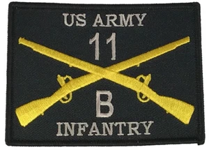 COMBAT INFANTRYMAN 11B PATCH ARMY INFANTRY GRUNT SF SPECIAL FORCES RIFLE - Picture 1 of 2