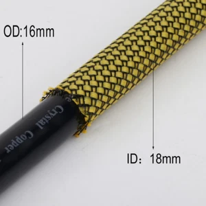 18MM Nylon Mesh Braided Sleeving For DIY Power Cord Cable Sleeves Tube Sleeves - Bild 1 von 9