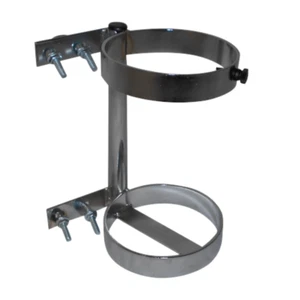 FWF Oxygen Holder for A Walker Holds 1 (D OR E Style) Cylinder Diameter - Picture 1 of 3