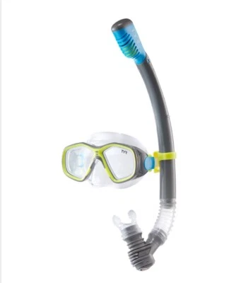 TYR RECREATION плавания маска трубки комплект закаленное стекло - младший - Изображение 1 из 3