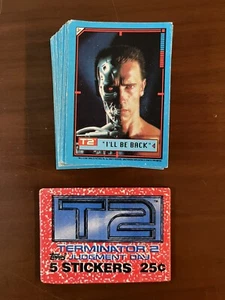Complete! Terminator 2 Judgement Day T2 Cards + Stickers SET OF 44 + Sealed Pack - Picture 1 of 4