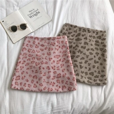 Mujer Falda Leopardo Harajuku Kawaii Vintage Streetwear Estética Ropa Foto 1 de 4