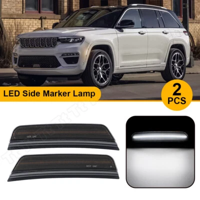 2PC For Jeep Grand Cherokee 2021 2022 2023 2024 Side Marker Light Utility 4 door - Image 1 of 4