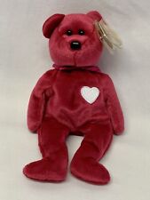 Ty Valentina Beanie Baby Red Bear Retired Valentine Plush Collectible Toy Error