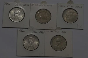 🧭 🇵🇱 POLAND 20 ZLOTYCH - 5 COMMEMORATIVE COINS HIGH GRADE B56 #116 - Picture 1 of 2