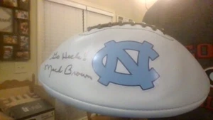 Mack Brown Signed UNC Tar Heels Football Winningest UNC Coach Ever w/ Go Heels! - Picture 1 of 5