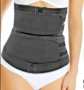 Cinturón de Entrenamiento Ajustable Doble Tirador de Neopreno Cintura Compresión para Mujer Grande - Imagen 1 de 5