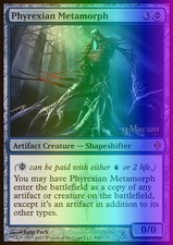 Magic the Gathering MTG Phyrexian Metamorph (42?) New Phyrexia Promos   MP FOIL