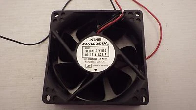 NMB 3110NL-04W-B50 DC12V 0.22A 80X80X25MM DC BRUSHLESS FAN MOTOR  - Image 1 of 2