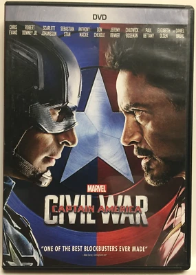 MARVEL's Captain America: Civil War (DVD,2016,Widescreen)Robert Downey Jr.,MINT! - Image 1 of 4
