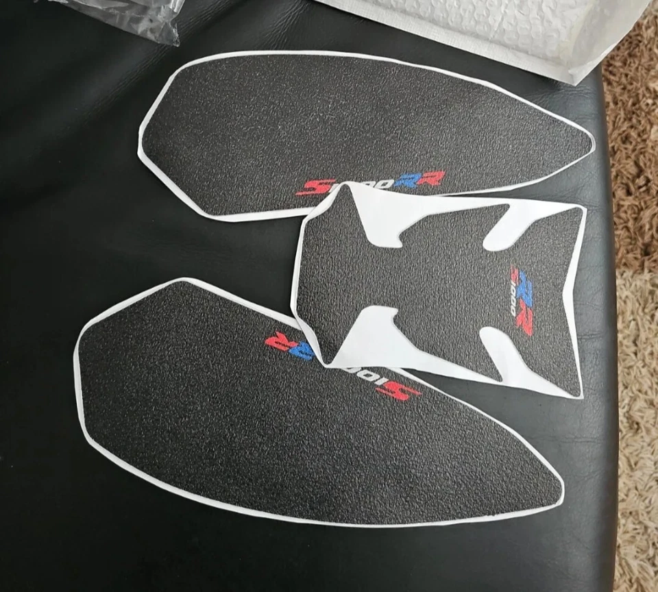 BMW S1000RR Motorcycle Anti slip Tank Pad Grip Protector  - Image 1 of 2