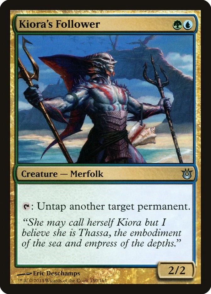 Kiora's Follower 150 LP Normal Born of the Gods MTG EN - Image 1 of 1