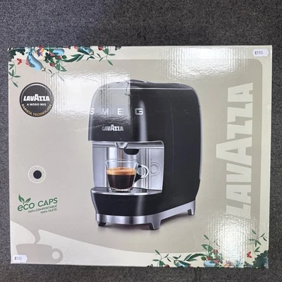 Macchina Caffè a Cialde Smeg Modo Mio Nuova Nera Lavazza - Immagine 1 di 4