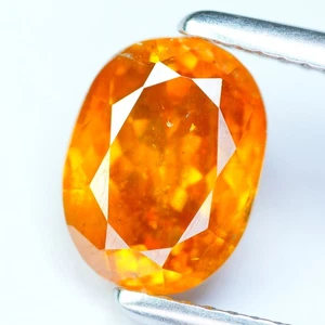 3,25 Ct AAA Perfecto Ovalado 9,5x7,2 MM 100% Natural Naranja Amarillo España Esfalerita - Imagen 1 de 7