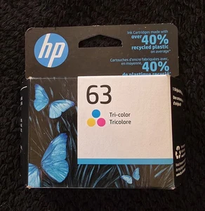 Original HP 63 Tri-Color Tintenpatrone - versiegelte Verpackung - läuft ab 11/2022 - Bild 1 von 4