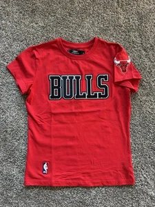 T-shirt donna manica corta NBA Chicago Bulls taglia M rossa - Foto 1 di 8