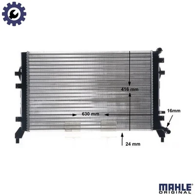 RADIATOR ENGINE COOLING CR 1382 000S FOR SKODA OCTAVIA/II/Combi LAURA SUPERB EOS - Image 1 of 4