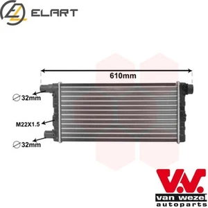 RADIATOR ENGINE COOLING 17002115 FOR FIAT PANDA CINQUECENTO SEICENTO/600/Van - Picture 1 of 8