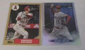 2022 Topps 1987 Topps 35th Anniversary Shohei Ohtani Stars Of MLB 2 Card LOT - Picture 1 of 2