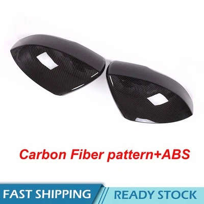 Exterior Rear View Mirror Cover For Land Rover Range Sport 2014-2017 Carbon Trim Foto 1 de 4