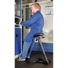 Stehhilfe PU-Schaum Sitz-H.630-840mm STA schwarz MEY Stehsitz Stehstuhl