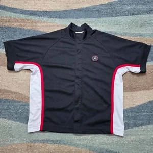 Jordan Jumpman Black Red White Warm-Up Shirt Youth L 14-16 - Picture 1 of 6