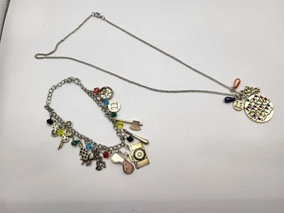 Stranger Things Necklace Alphabet Light & Charms Bracelet. Jewelry. - Image 1 of 3