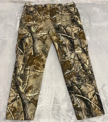 Browning Camouflage Cargo Pants Mens XL Hunting Baggy Y2K Style Real Tree Camo - Image 1 of 4