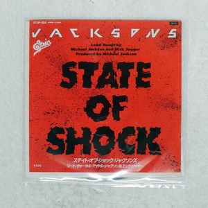 JACKSONS STATE OF SHOCK EPIC 075P288 Japan VINYL 7 - Imagen 1 de 1