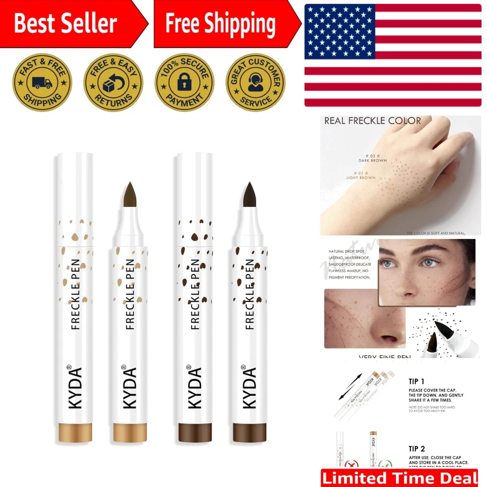 Waterproof Freckle Pen in 2 Shades: Long-Lasting Natural Finish for Every Day - Image 1 of 4