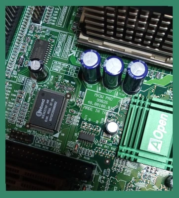 [81] - 🔴 PGA-370 AOPEN MX3W PRO R1.31 (Intel 810-DC100) motherboard + IO - Image 1 of 4