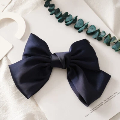 Негабаритная лента бант заколки большой стильный банта французский заколки головной убор - Изображение 1 из 4