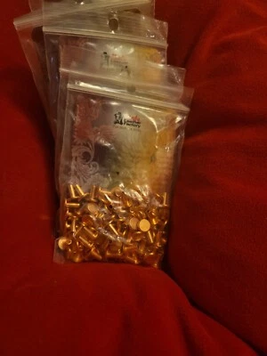 5/16" Tubular Rivets 100 Pack Copper Plate 1294-53 by Tandy Leather - Image 1 of 2