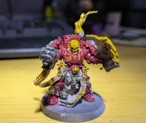 40k Caos Space Marine Dark Apostle (conversione cappellano in metallo) - Foto 1 di 6
