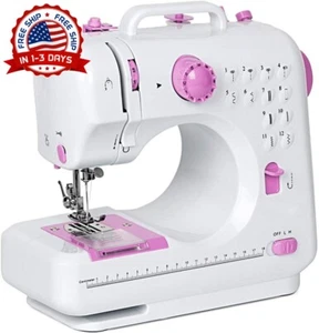 Maquina De Coser 12 Puntadas De Alta Calidad Compacta Para Casa mini profesional - Picture 1 of 8