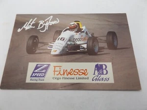 6" x 4" HAND SIGNED PHOTO CARD - 1994 BRITISH FORMULA FORD - Picture 1 of 2