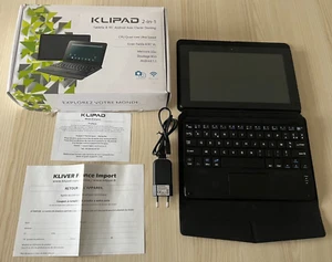 KLIPAD 2-in-1 Tablette Docking avec Clavier 8.95 Android Ordinateur For Parts - Photo 1/22